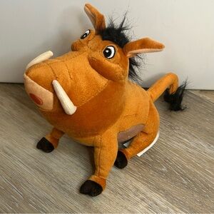 Disney The Lion King Pumbaa Warthog Stuffed Animal Plush Toy